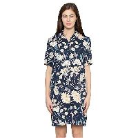 Triumph Damen NDW SSL Boyfriend Nachthemd, Blue Combination, 36