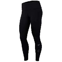 Nike Damen W Nk Epic Lx Tght Leggings, Black/Reflective Silver, M EU