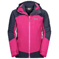 Jack Wolfskin - Kid's Ropi 3in1 Jacket - Winterjacke Gr 176 rosa/schwarz