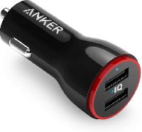 Anker PowerDrive 2 USB-Ladegerät (24W/4.8A 2-Port USB Kfz Ladegerät Power IQ)