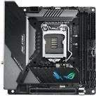 B-Ware: Asus ROG STRIX Z490-I GAMING - Motherboard - Mini-ITX - LGA1200-Sockel - Z490 - USB-C Gen2, USB 3.2 Gen 1, USB 3.2 Gen 2 - 2.5 Gigabit LAN, Wi-Fi, Bluetooth - Onboard-Grafik (CPU erforderlich) - HD Audio (8-Kanal)