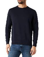 bugatti Herren 7400-15510 Pullover, Dunkelblau, L