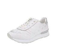 bugatti Damen Safia Revo Sneaker, White/Silver, 40 EU