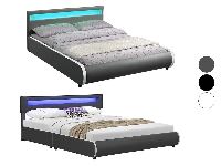 Juskys Polsterbett »Sevilla« mit LED-Beleuchtung