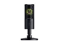 Razer Seiren Emote - USB Kondensator-Mikrofon für Streaming mit Emoticon Display (8-Bit-LED-Display, Stream-Reaktiv, Hyperkardioid Mikrofon, Schockdämpfer, Plug & Play) Schwarz