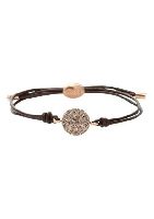 Fossil Lederarmband JF00118791, mit Glassteinen