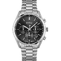 BOSS Herren Chronograph Quartz Uhr mit Edelstahl Armband 1513871