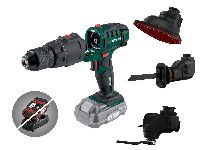 PARKSIDE® 20V Akku-Kombigerät 4in1 »PKGA 20-Li C2«