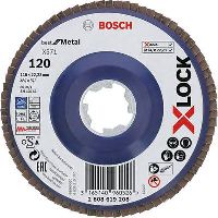 Bosch Best for Metal X571 - Schleifscheibe - für Metall, Edelstahl - 115 mm - X-LOCK - M14 - rund - Körnung: 120 (2608619208)