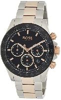 BOSS Herren Chronograph Quartz Uhr mit Edelstahl Armband 1513757