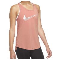 Nike - Women's Swoosh Run Running Tank - Tank Top Gr XS rosa