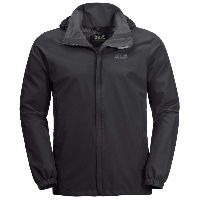 Jack Wolfskin - Stormy Point Jacket - Regenjacke schwarz