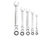 PARKSIDE® Gabelringschlüsselsatz mit Ratsche, 5-teilig