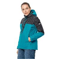 Jack Wolfskin DNA Rhapsody 3in1 Women 3-in-1 Hardshell-Jacke Frauen XL blau dark cyan