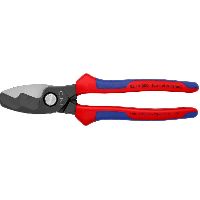 Knipex Kabelschere mit Doppelschneide 95 12 200 , Schneid-Zange