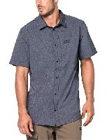 Jack Wolfskin Herren Hemd Barrel Shirt, Pebble Grey, S, 1402691-6505002