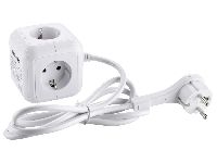 SILVERCREST® Steckdosenwürfel mit USB-Ports