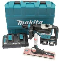 Makita Akku-Kombihammer DHR400PG2U, SDS-max, 36Volt (2x18V), Bohrhammer