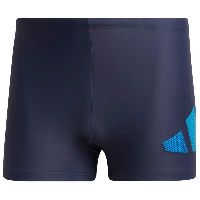 Adidas - 3 Bars Boxers Badehose Tight - Badehose Gr 6 schwarz/blau
