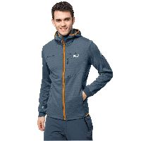 Jack Wolfskin Hydro Grid Fleece Men Sportjacke Männer blau orion blue