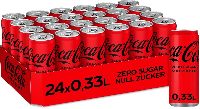 Coca-Cola Zero Sugar / Koffeinhaltiges Erfrischungsgetränk in stylischen Dosen mit originalem Coca-Cola Geschmack - null Zucker und ohne Kalorien / 24 x 330 ml Dose