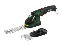 PARKSIDE® 4 V Akku-Gras und Strauchschere »PGSA 4 A2«, um 180° drehbarer Softgriff