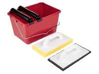 PARKSIDE® Fliesenwaschset, zum Verfugen und Reinigen, 5-teilig