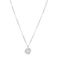 Fossil Damenkette Elliott You Are My Sunshine Anhänger Sterlingsilber zweifarbig, JFS00564040