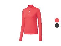 CRIVIT® Damen Funktionsshirt, mit Stehkragen und reflektierenden Details