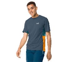 Jack Wolfskin Narrows T-Shirt Men Funktions-T-Shirt Männer XL blau orion blue