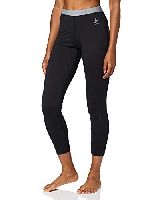 Odlo Damen NATURAL 100% MERINO WARM Baselayer Hose, Black, S