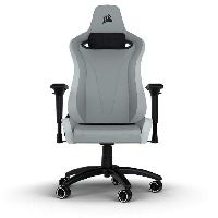 Corsair Gaming-Stuhl TC200 Leatherette Gaming Chair, Light Grey/White