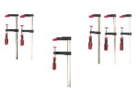 PARKSIDE® Metall-Schraubzwingen, mit 2-Komponenten-Kunststoffgriff