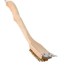 Napoleon Grill­-Reinigungsbürs­te mit Messingborsten, Holzgriff