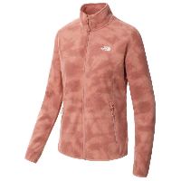 The North Face - Women's 100 Glacier FZ - Fleecejacke Gr XL rot/beige