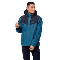 Jack Wolfskin Arland 3in1 Men 3-in-1 Hardshell-Jacke Männer XL blau dark cobalt