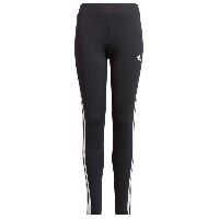 Adidas - Girl's 3-Stripes Leggings - Gr 170 schwarz