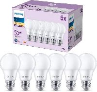 Philips »LED classic Lampe 60W E27 Warmweiß 806lm matt 6er«