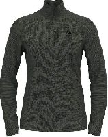 Odlo Rollkragenpullover »Lanarmshirt Damen Odlo Midlayer 1/2 zip Roy«