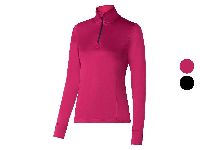 CRIVIT® Damen Funktionsshirt Thermo, sportiver Stehkragen