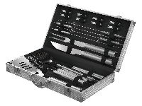 GRILLMEISTER Grillbesteck, im Alurahmenkoffer, 18-teilig